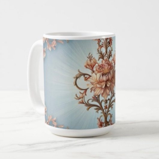 Baroque Rose Mug コーヒーマグカップ