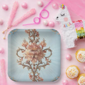 Baroque Rose  Paper Plate ペーパープレート (パーティー)