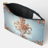 Baroque Rose Print Cut Sew Bag アクセサリーポーチ (見開き)