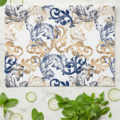 Baroque-Style Retro Classic Pattern  キッチンタオル (折り畳み)