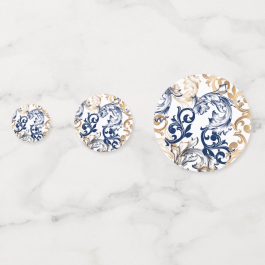 Baroque-Style Retro Classic Pattern  コンフェッティ (裏面)