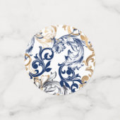 Baroque-Style Retro Classic Pattern  コンフェッティ (スモール正面)