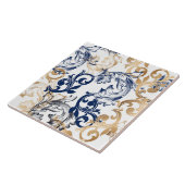 Baroque-Style Retro Classic Pattern  タイル (側面)