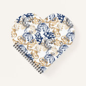 Baroque-Style Retro Classic Pattern  ノートブック (正面)