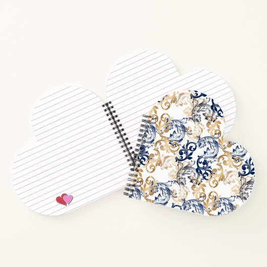 Baroque-Style Retro Classic Pattern  ノートブック (内部)