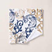 Baroque-Style Retro Classic Pattern  バスタオルセット (ウォッシュタオル)