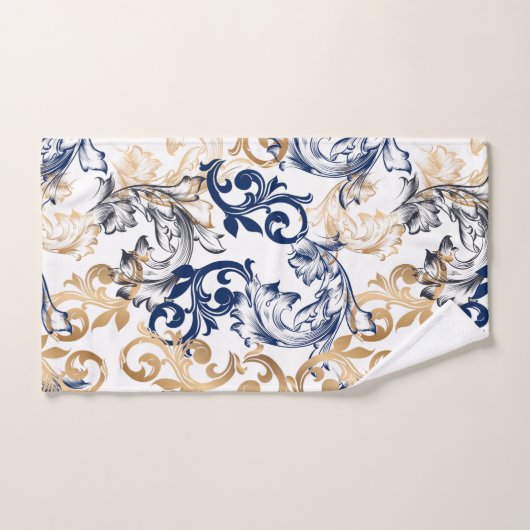 Baroque-Style Retro Classic Pattern  バスタオルセット (ハンドタオル)