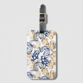 Baroque-Style Retro Classic Pattern  ラゲッジタグ (正面縦)