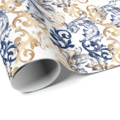 Baroque-Style Retro Classic Pattern  ラッピングペーパー (ロールコーナー)
