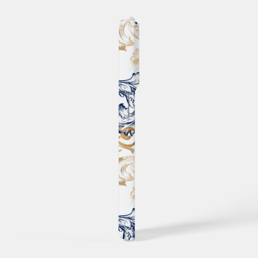 Baroque-Style Retro Classic Pattern  iPhoneケース (右側面)