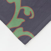 Baroque Swirl フリースブランケット (角)