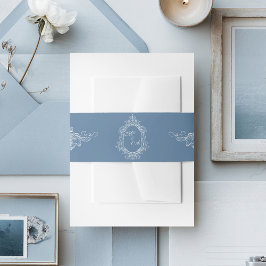 Baroque Vintage Damask Wedding  招待状ベリーバンド