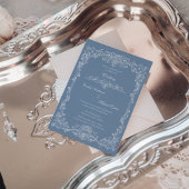 Baroque Vintage Damask Wedding 招待状