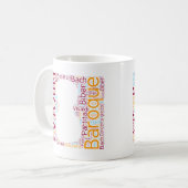 Baroque Violin Cloud mug コーヒーマグカップ (正面左)