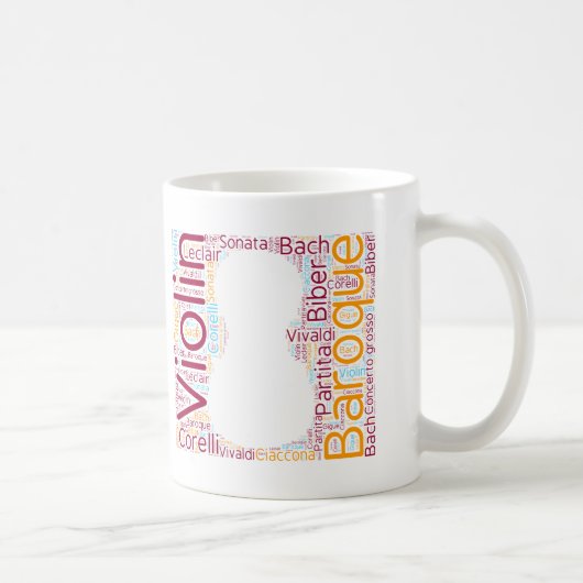 Baroque Violin Cloud mug コーヒーマグカップ (右)