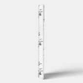 Baroque Wallpaper Flower bouquet grey Case-Mate iPhoneケース (裏面 / 右)