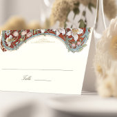 Baroque Wedding Name Card Template