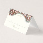 Baroque Wedding Name Card Template (正面)