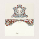 Baroque Wedding Name Card Template (外部フラット)