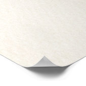 Baroque Wedding Welcome Sign ポスター (角)