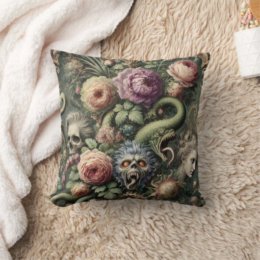 Baroquing Boundaries – Gothic Victorian クッション (ブランケット)