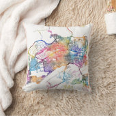 Barquisimeto Venezuela City Map クッション (ブランケット)