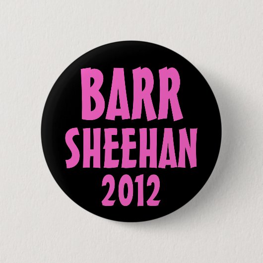 Barr/Sheehan 2012年 缶バッジ (正面)