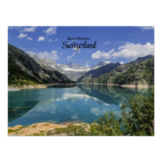 Barrage D'Emosson（スイス） ポスター (正面)