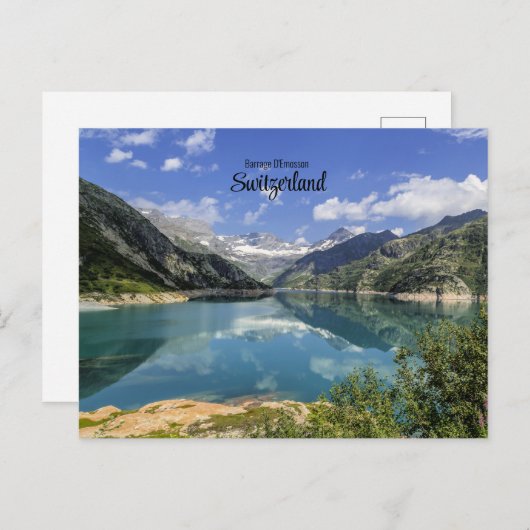 Barrage D'Emosson(スイス) ポストカード (正面/裏面)