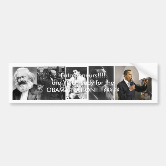 BARRAK社会主義者 バンパーステッカー (正面)