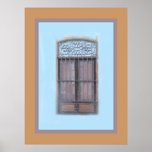 Barrancoの古い窓 ポスター (正面)