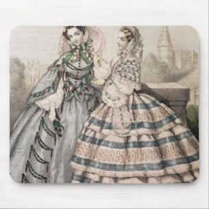 Barreau著刻まれる1858年の日の服 マウスパッド