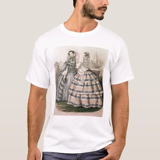 Barreau著刻まれる1858年の日の服 Tシャツ (正面)
