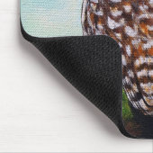 Barred Owl Painting マウスパッド (コーナー)