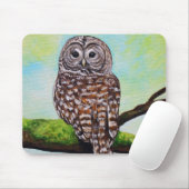Barred Owl Painting マウスパッド (マウス)