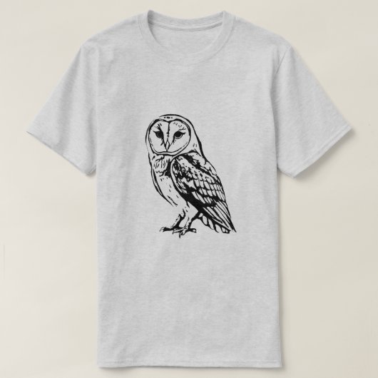 Barred Owl Tシャツ (デザイン正面)