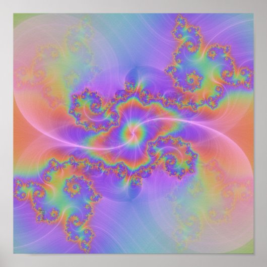 Barred Spiral (12" x 12")アートプリントポスター ポスター (正面)