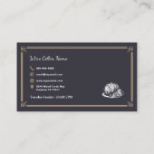 Barrel and Grapes - Wine Cellar 名刺 (裏面)