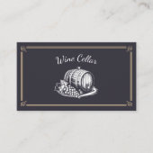 Barrel and Grapes - Wine Cellar 名刺 (正面)