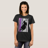 Barrel Racing Fierce Cowgirl Hat Western Girls Sou Tシャツ (正面フル)