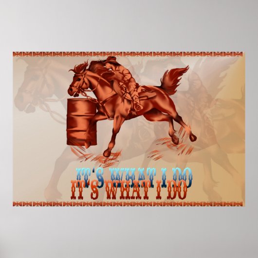 Barrel Racing_It's I do – ポスター (正面)