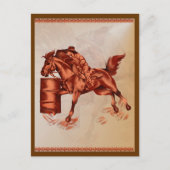 Barrel Racing_Post Card ポストカード (正面)