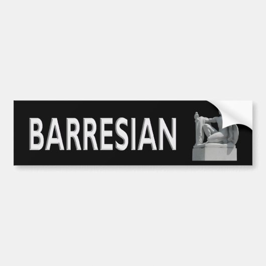 Barresian バンパーステッカー (正面)