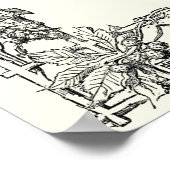 Barrett Browning – ポルトガル語のSonnets 43 ポスター (角)