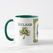 Barrett Claddagh Irish Shield Mug マグカップ (左)