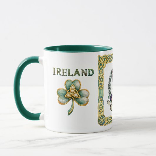 Barrett Claddagh Irish Shield Mug マグカップ (左)