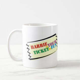 Barrieはおもしろいへのあなたのチケットです コーヒーマグカップ