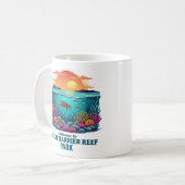 Barrier Reef National Australian素晴らしへようこそ コーヒーマグカップ (正面左)