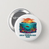 Barrier Reef National Australian素晴らしへようこそ 缶バッジ (正面&裏面)