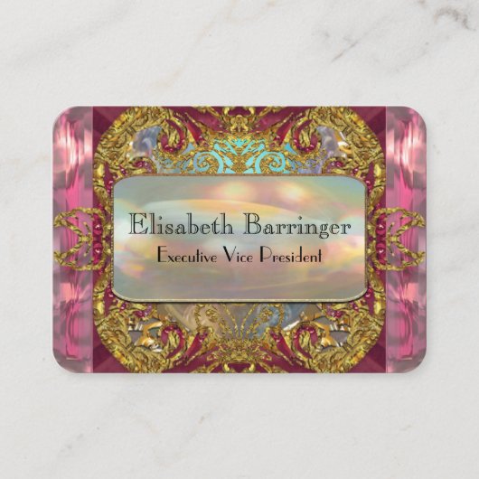 Barringerの至福3.5のエレガントなプロフェッショナル 名刺 (正面)